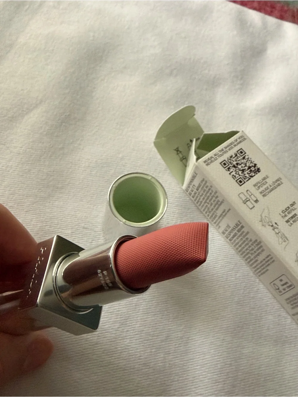 Prada Monochrome P158 Refillable Lip Color – Light Green